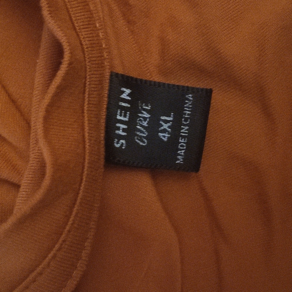 SHEIN Orange Spooky Season Top - Picture 3 of 3